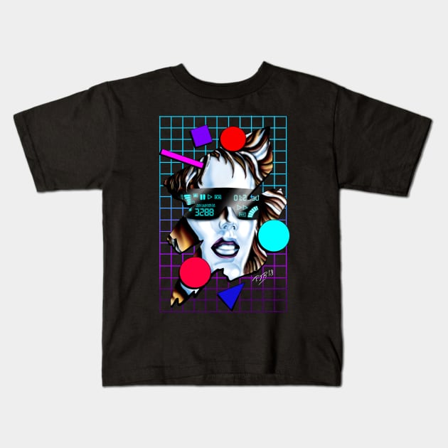 Chrome Display Kids T-Shirt by Pablo Romero Art